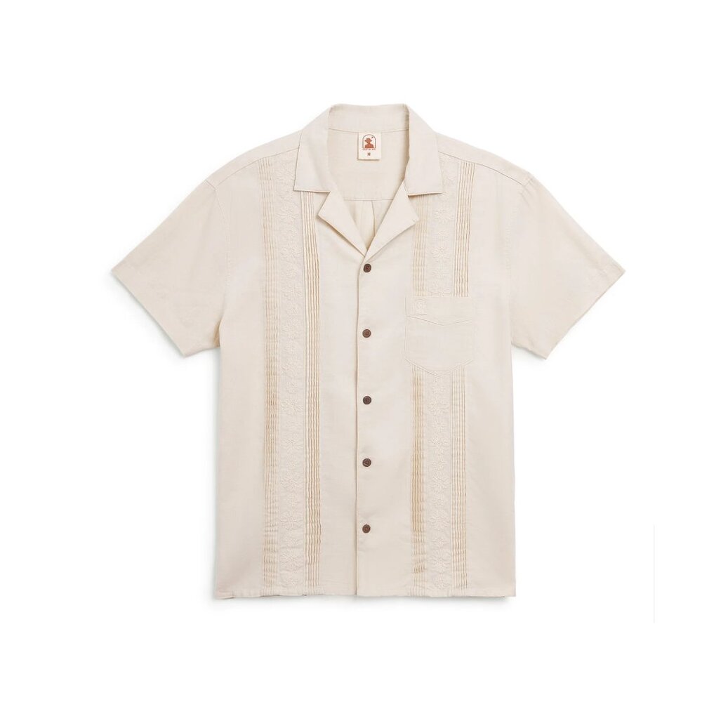 Brisa Linen Button Down Short Sleeve Shirt